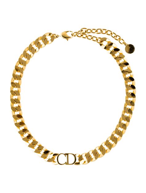 christian dior cd necklace.